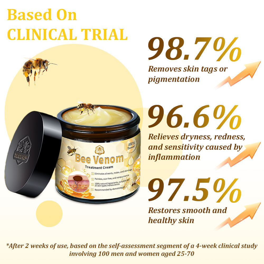 Official Store: TLOPA® Bee Venom Skin Treatment Cream👨⚕️British Association of Dermatologists (BAD) Approved🌻
