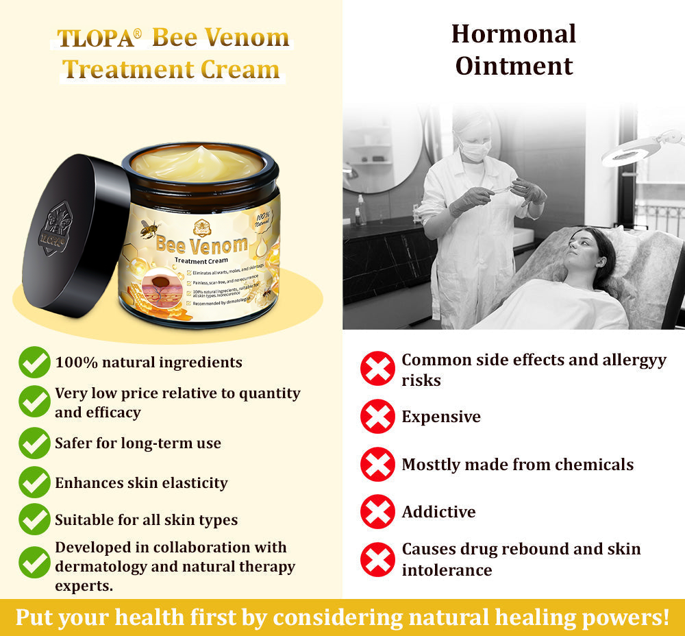 Official Store: TLOPA® Bee Venom Skin Treatment Cream👨⚕️British Association of Dermatologists (BAD) Approved🌻
